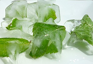 punch glacé à la menthe