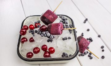 sorbet aux fruits rouges